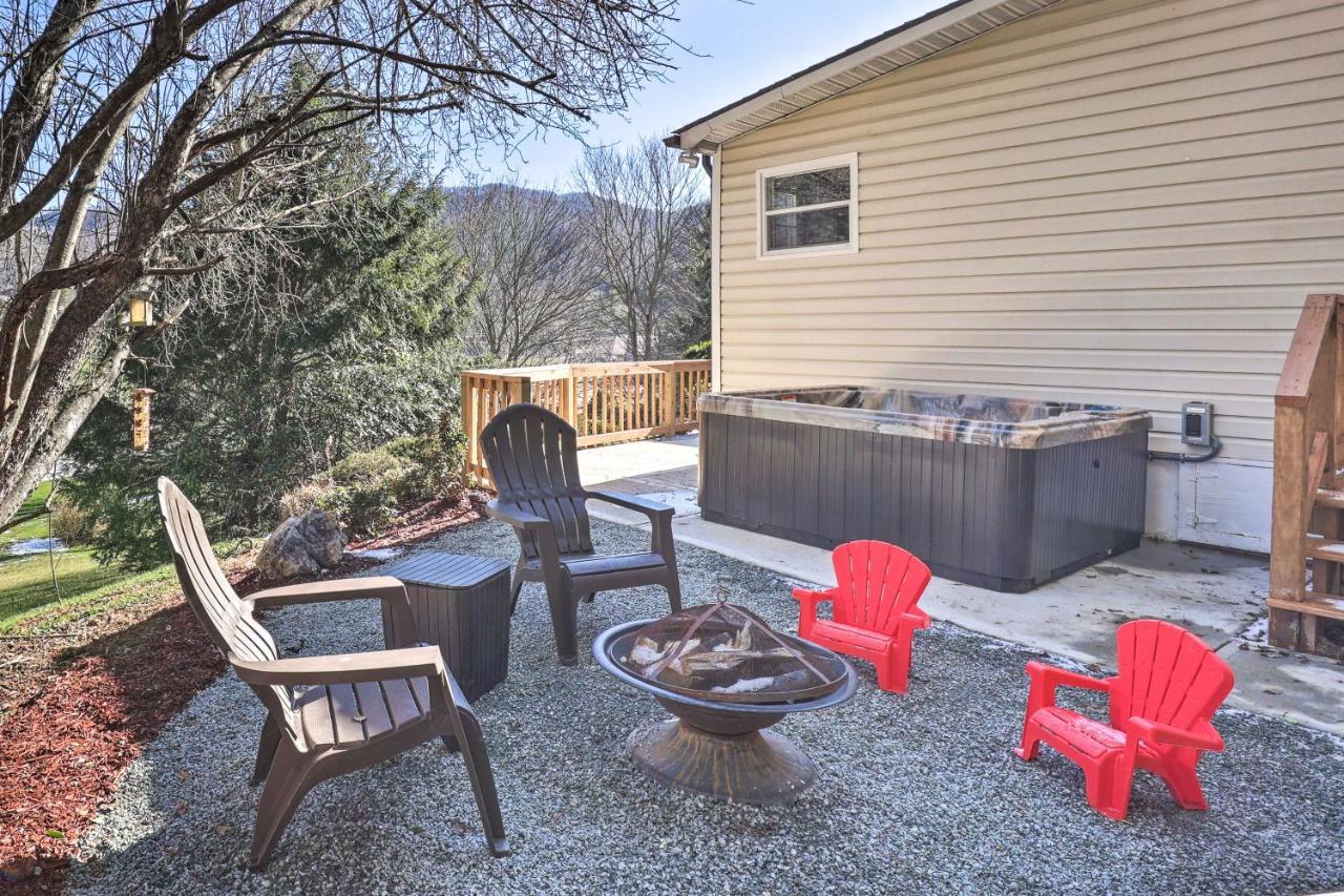 Willa Hot Tub And Fire Pit At Luxe Blue Ridge Bungalow Vilas Zewnętrze zdjęcie